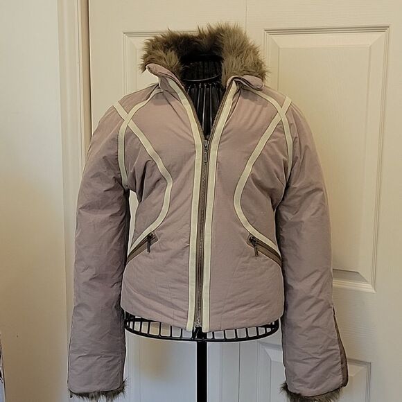 David Bitton BUFFALO Taupe Down Jacket Size XS - Picture 1 of 12